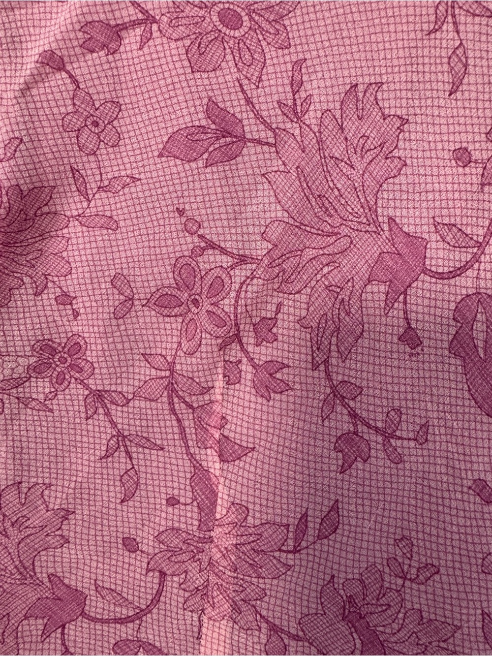 Vintage Y2K  ✨ Fairy 🧚 Sleeveless Pink Floral Ruffle Tie V Neck Silk Top, M - Picture 8 of 14